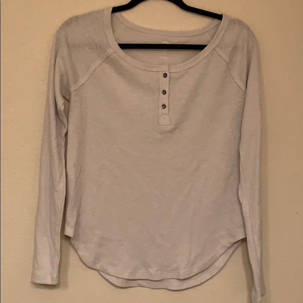 Cream thermal long sleeve